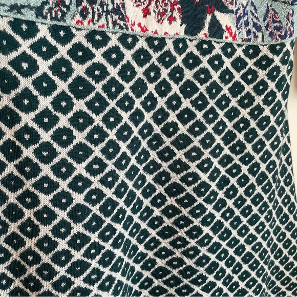 Aldo Martins Anthropologie Flowerpot Floral Sweater Dress Wool Blend Size Small - Picture 5 of 16